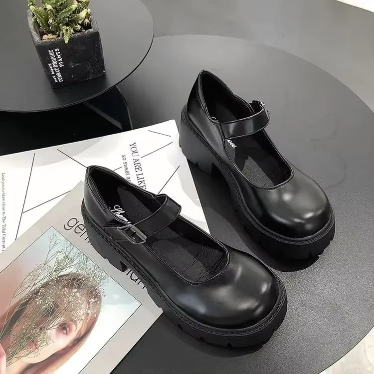Mocassins Chunky Mary Jane à semelles épaisses