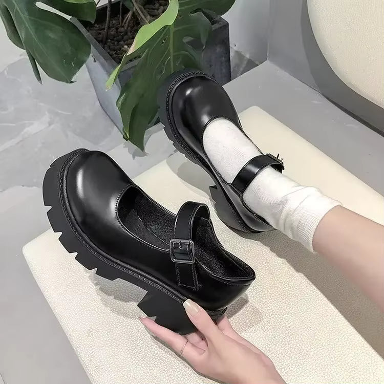 Mocassins Chunky Mary Jane à semelles épaisses