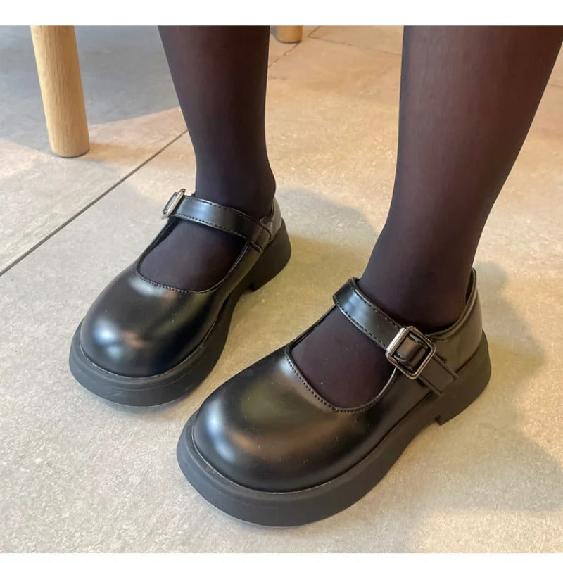 Mocassins classiques aspect cuir pour fille