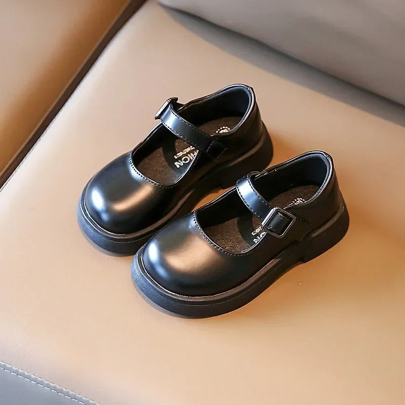 Mocassins classiques aspect cuir pour fille