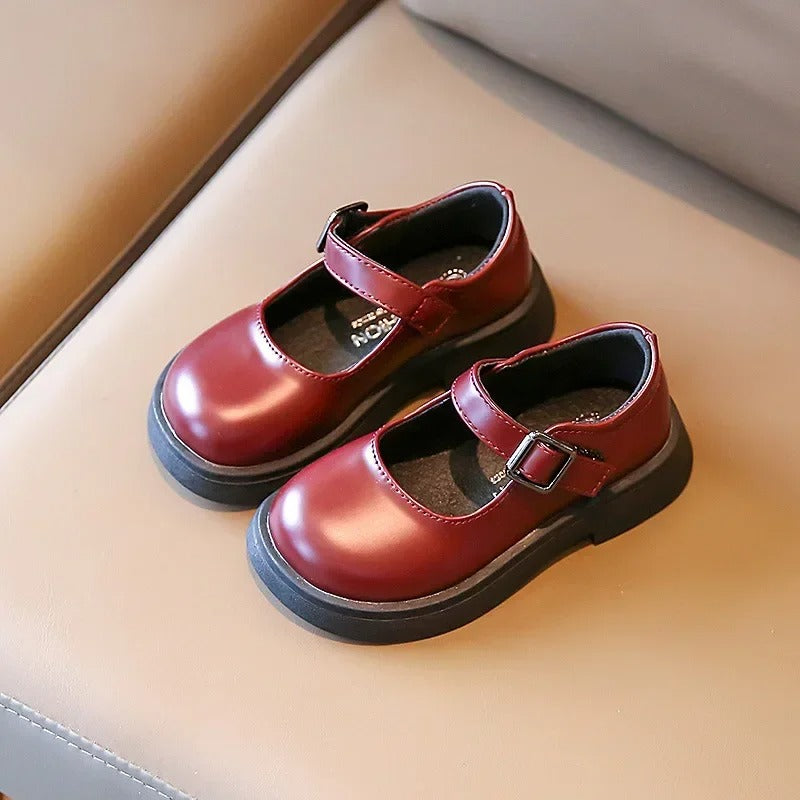 Mocassins classiques aspect cuir pour fille