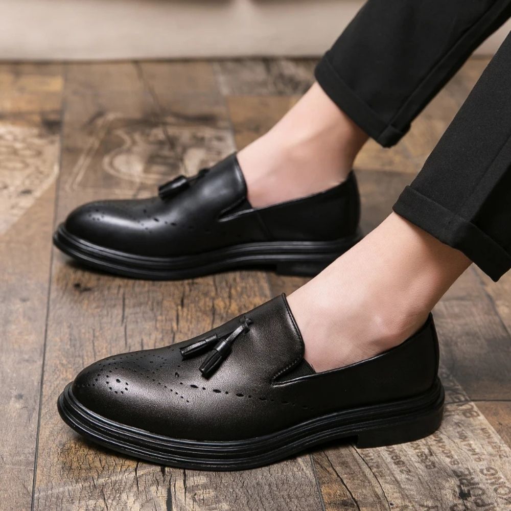 Mocassins classiques à glands pour homme