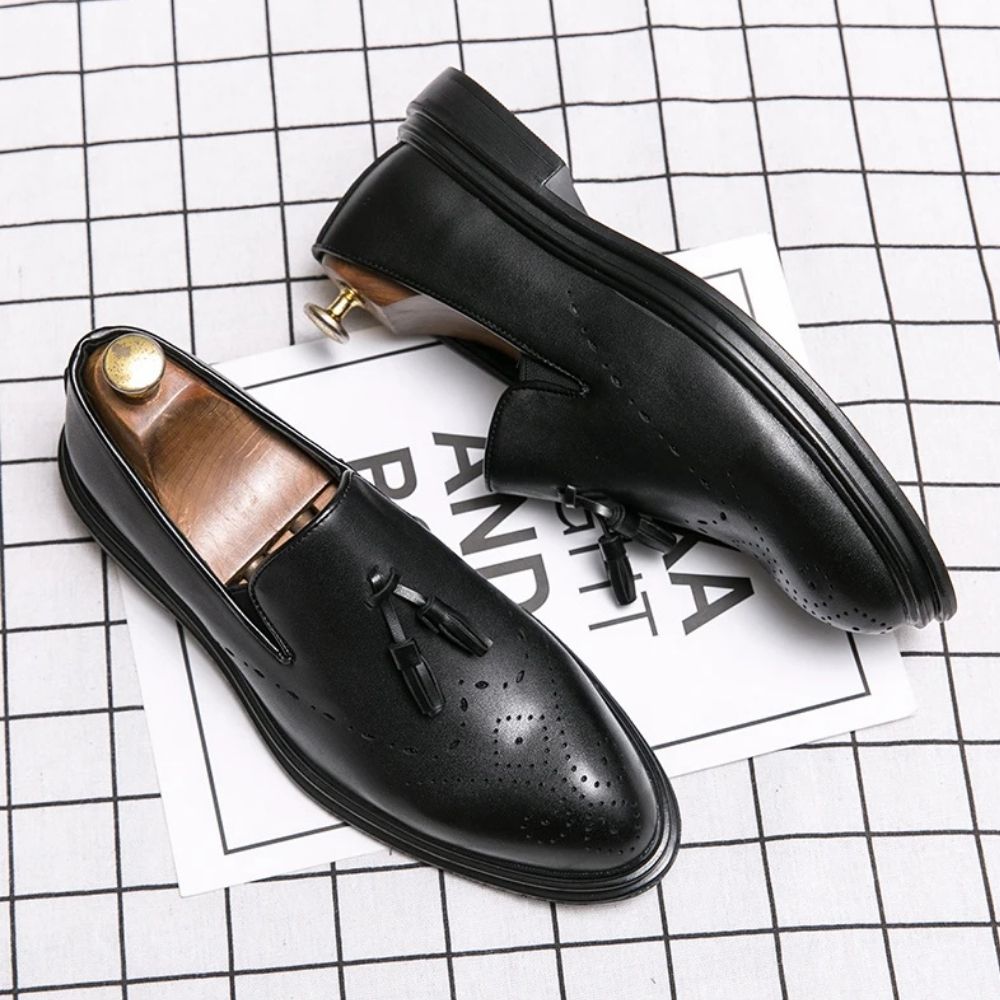 Mocassins classiques à glands pour homme
