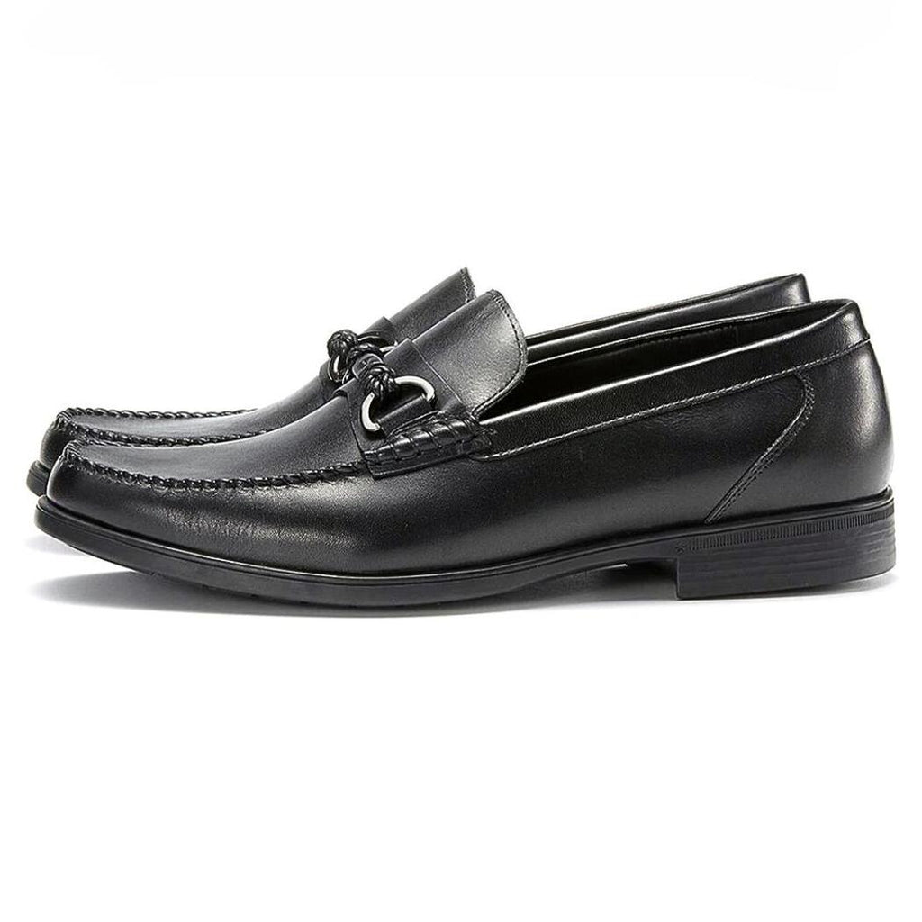 Mocassins en cuir véritable avec mors pour homme
