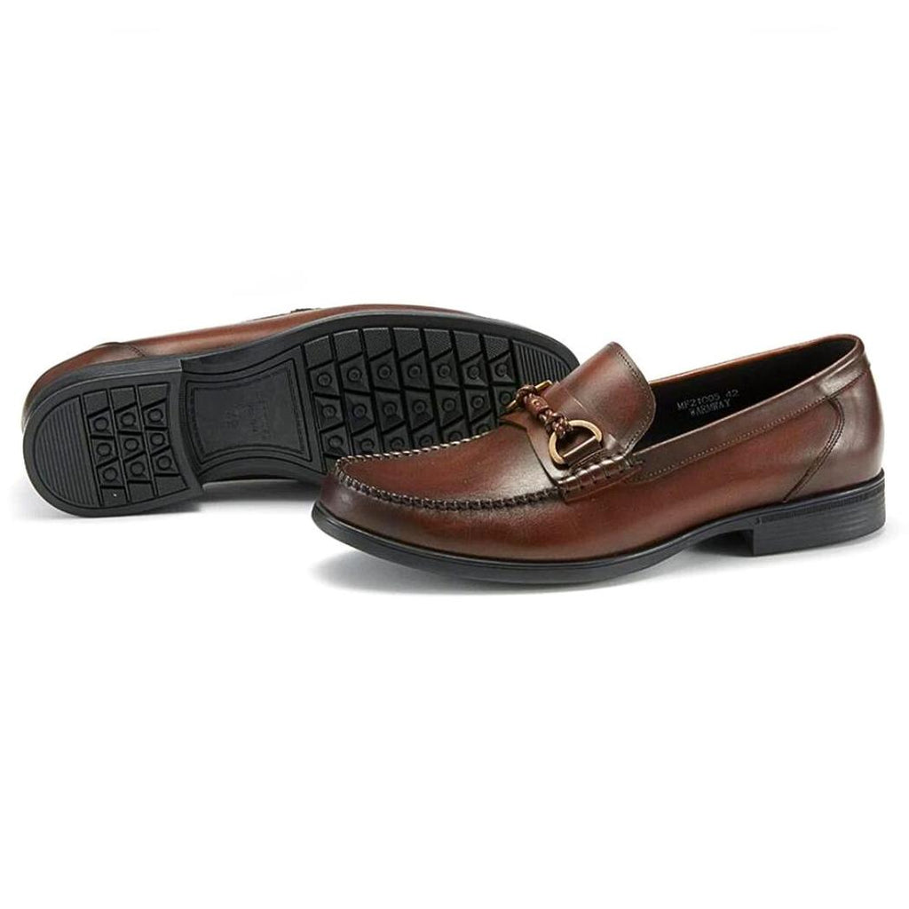 Mocassins en cuir véritable avec mors pour homme