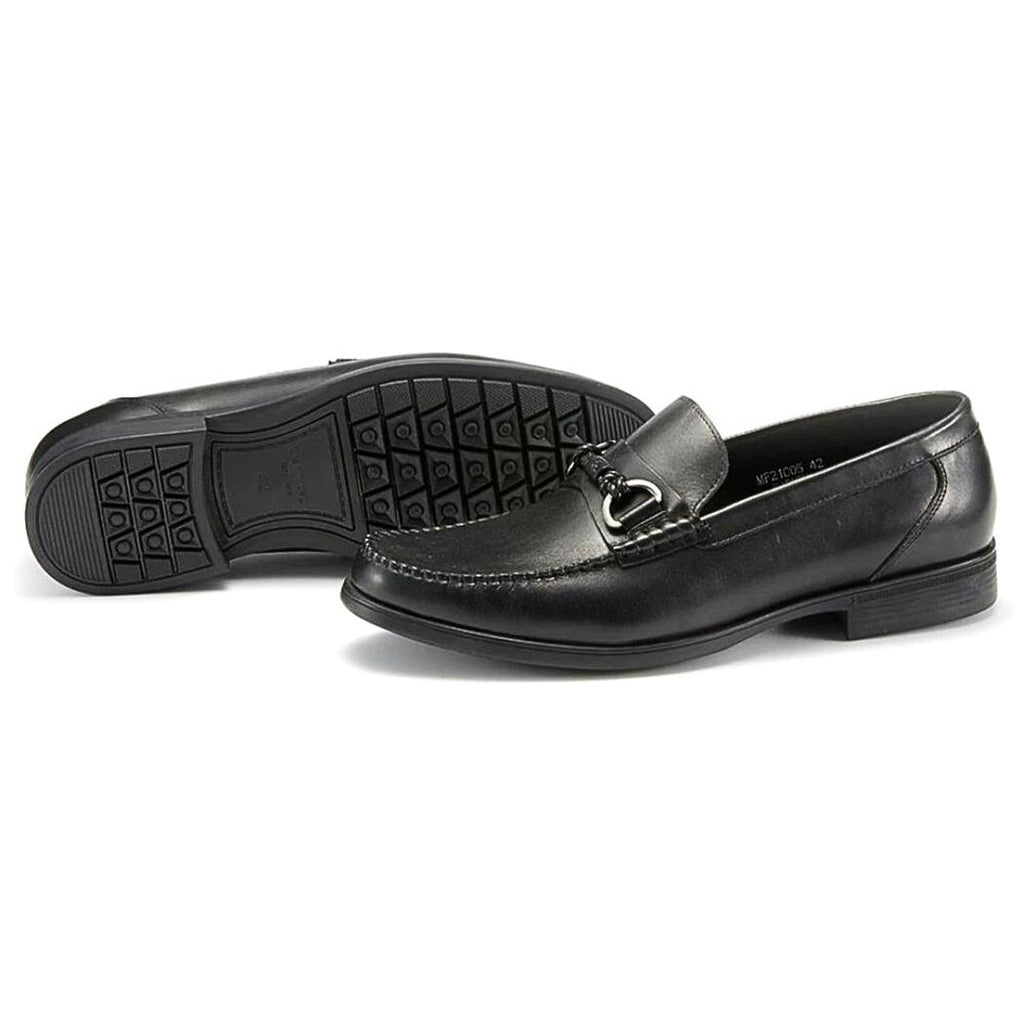 Mocassins en cuir véritable avec mors pour homme