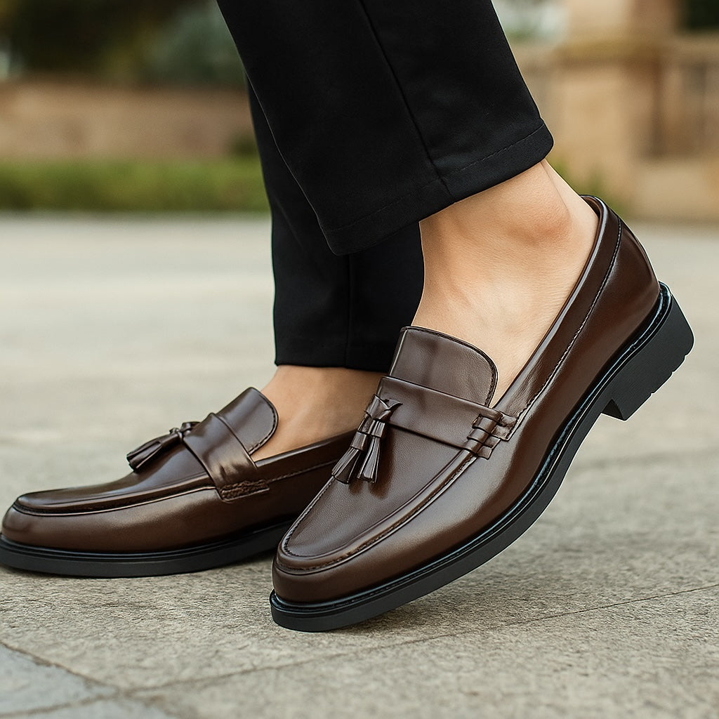 Mocassins décontractés à glands pour homme