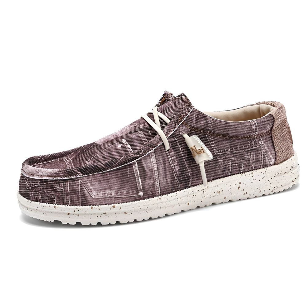 Mocassins pour homme motif effet jeans