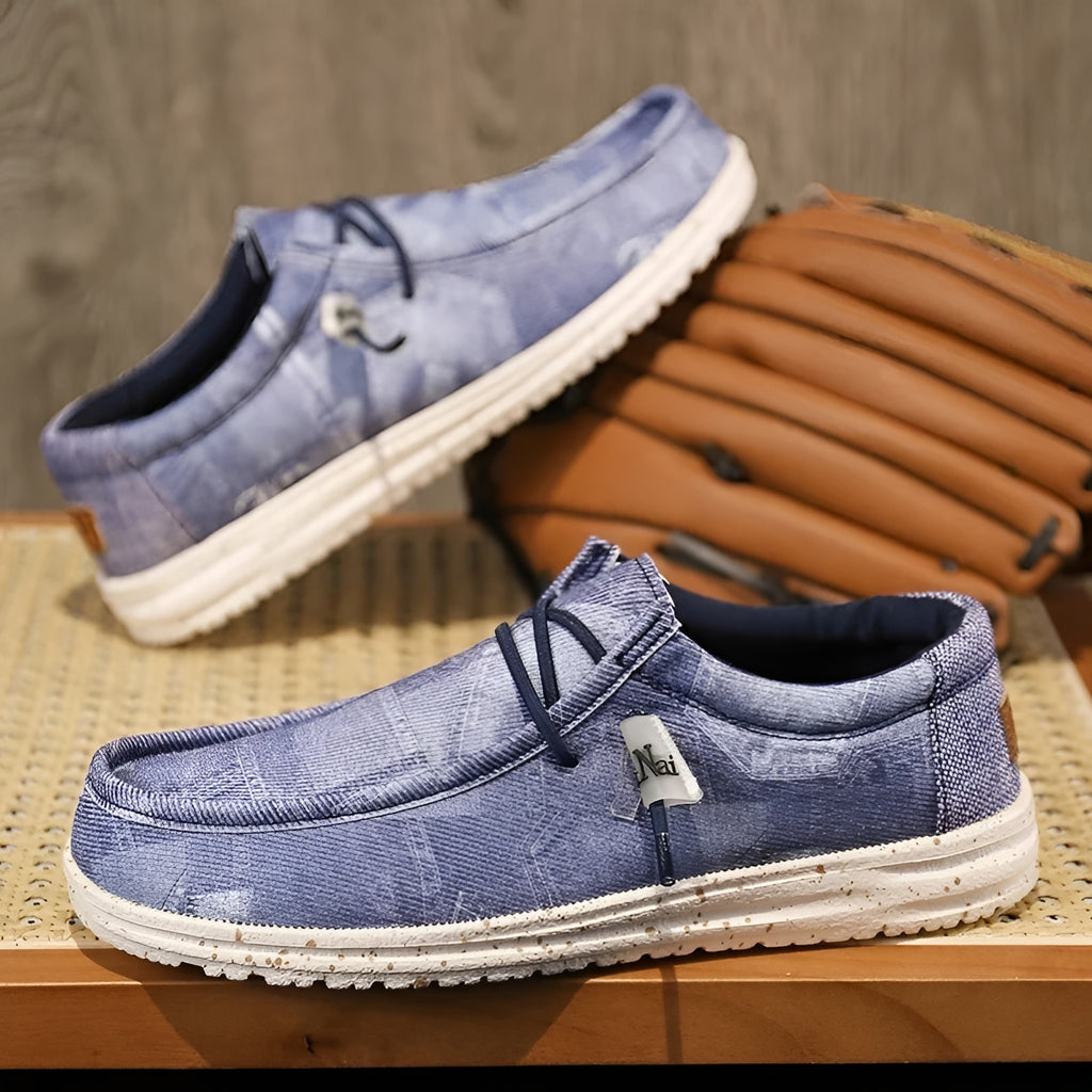 Mocassins pour homme motif effet jeans
