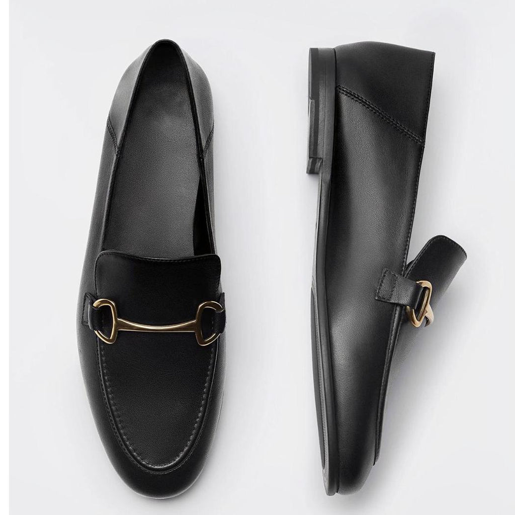 Mocassins fins et légers en cuir véritable
