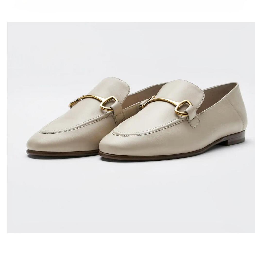 Mocassins fins et légers en cuir véritable