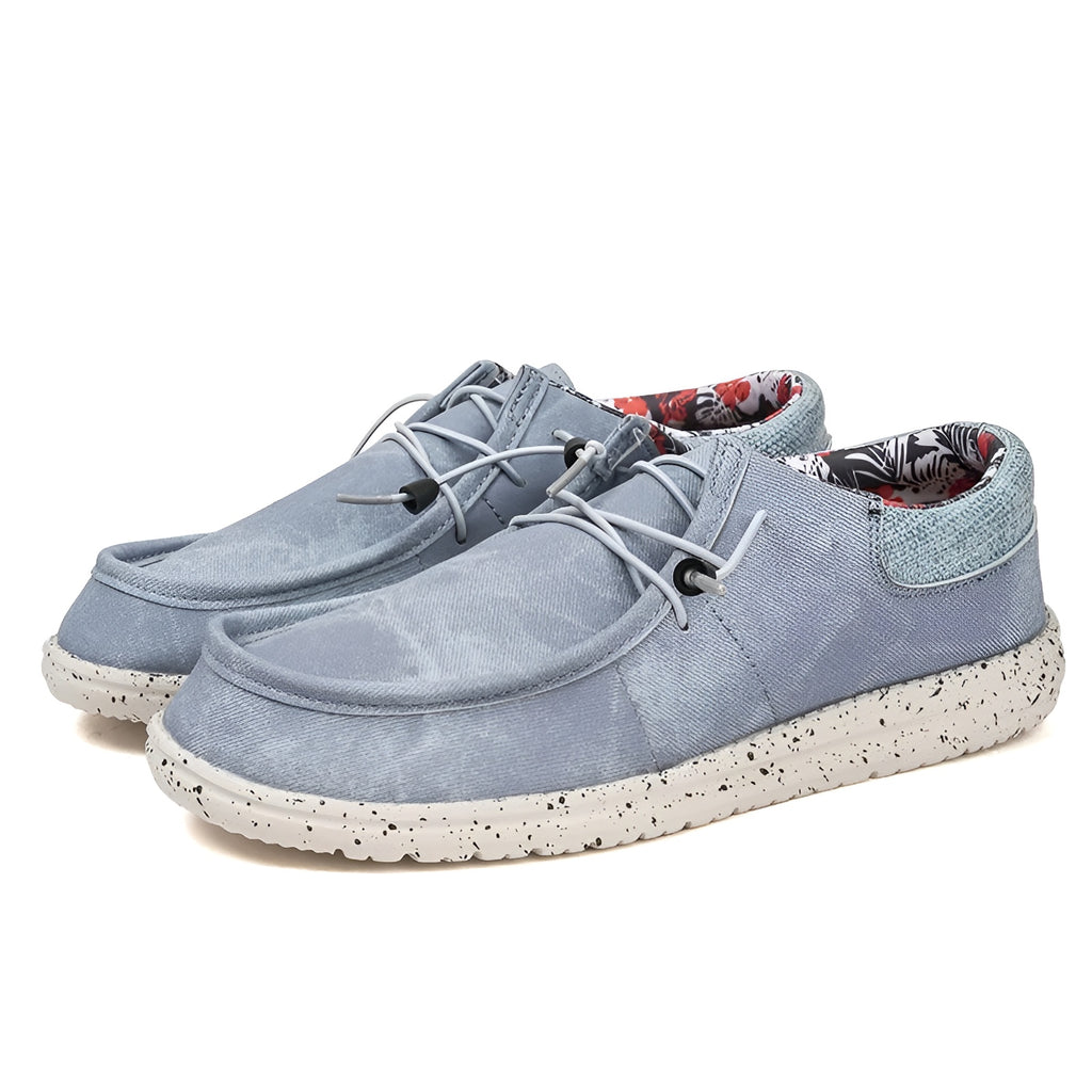 Mocassins avec doublure florale pour homme