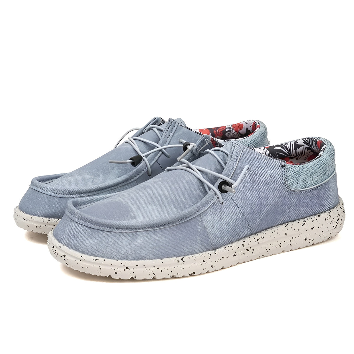 Mocassins avec doublure florale pour homme
