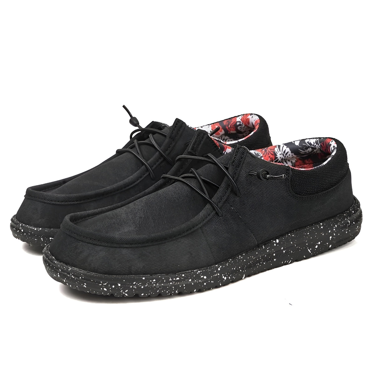 Mocassins avec doublure florale pour homme