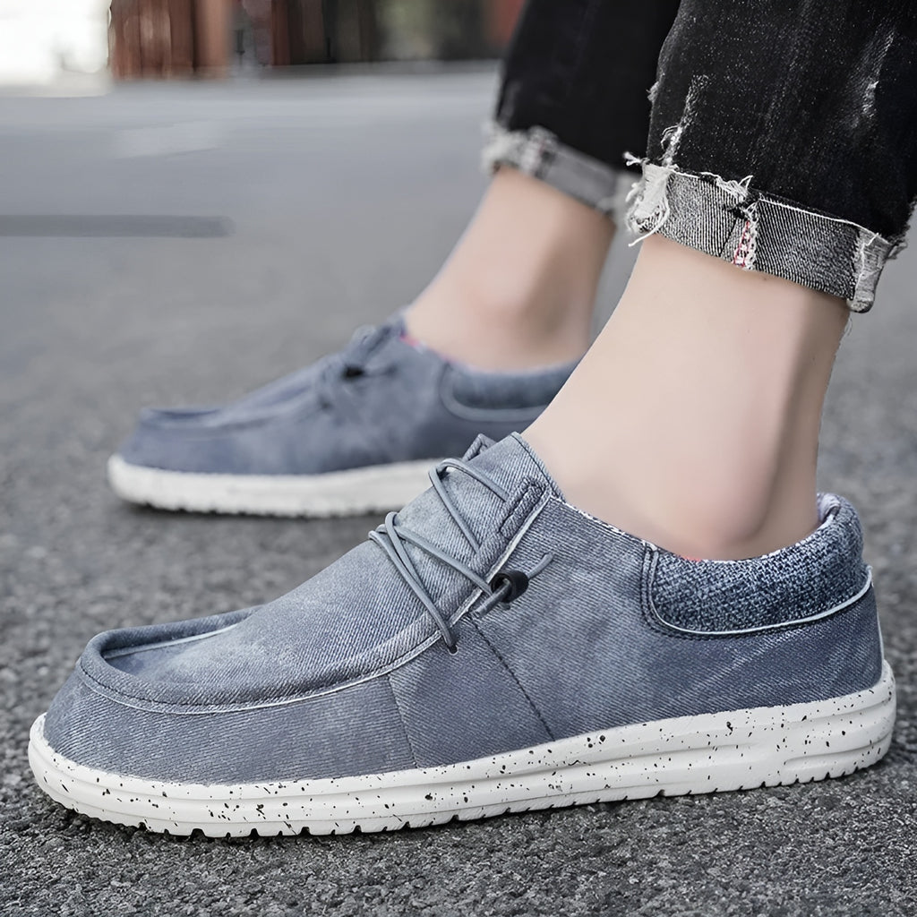 Mocassins avec doublure florale pour homme