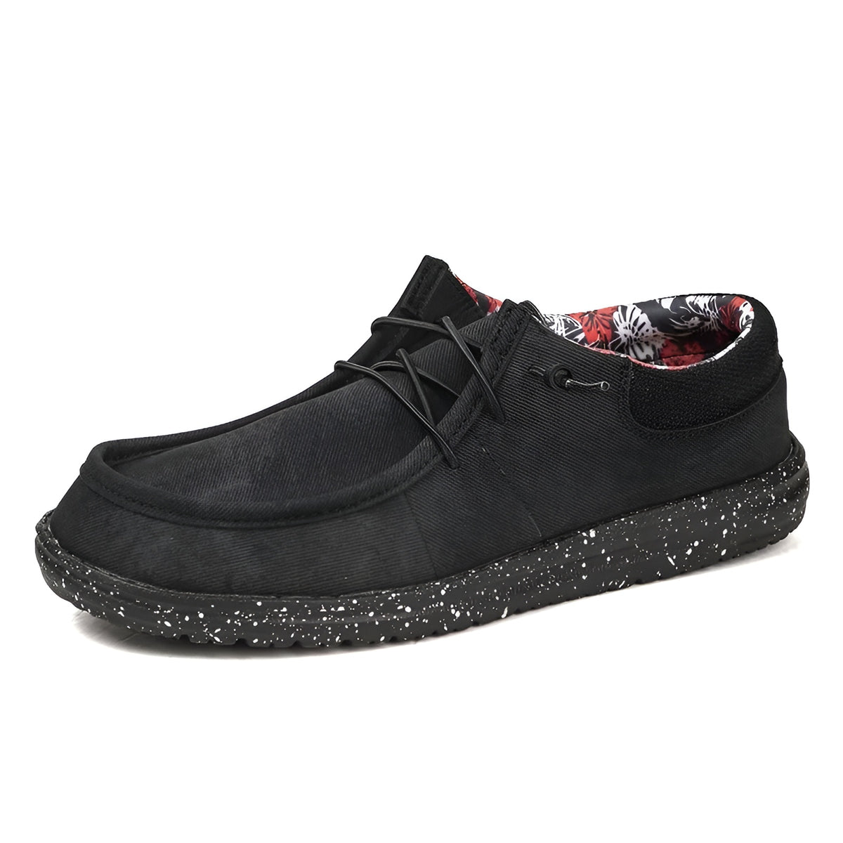 Mocassins avec doublure florale pour homme