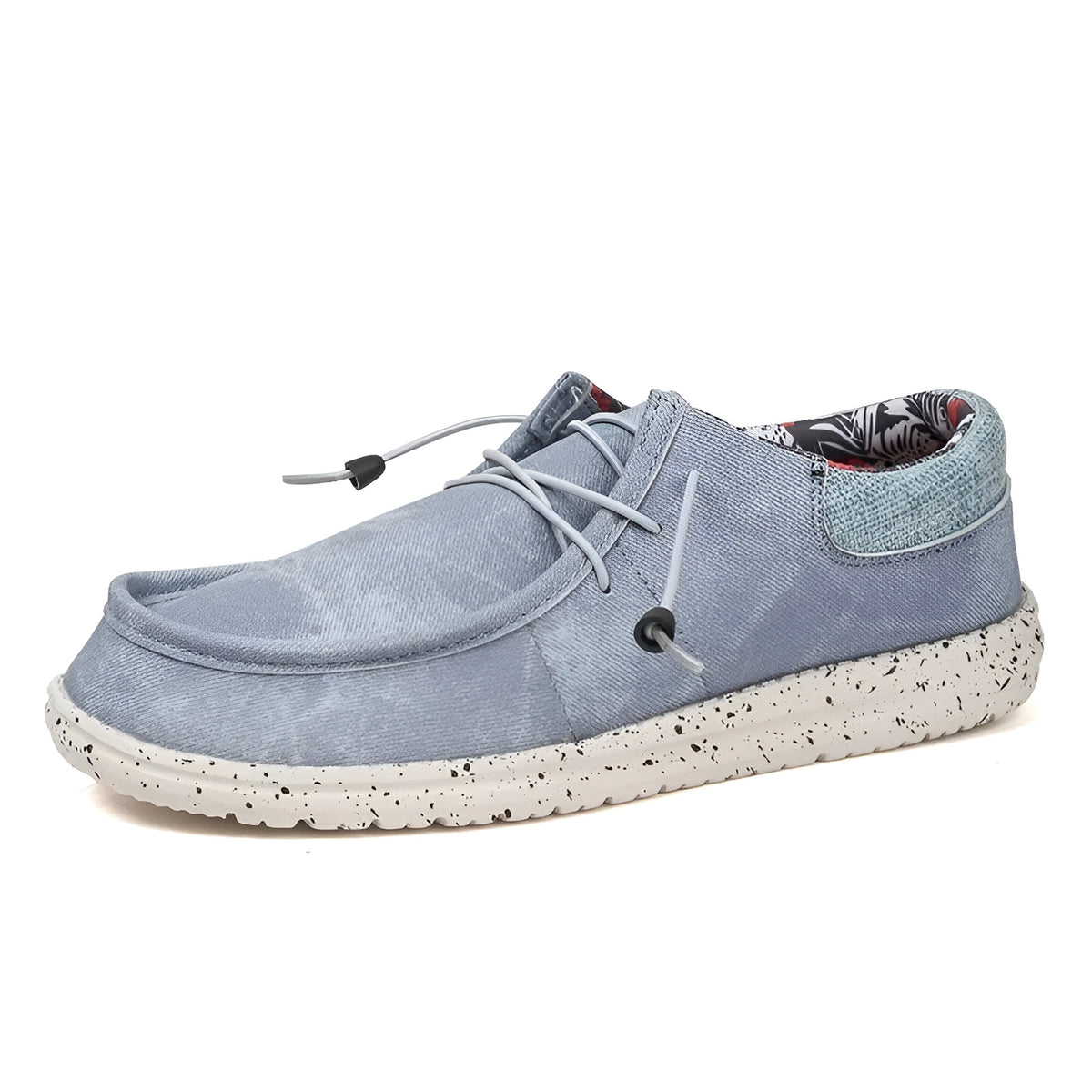 Mocassins avec doublure florale pour homme