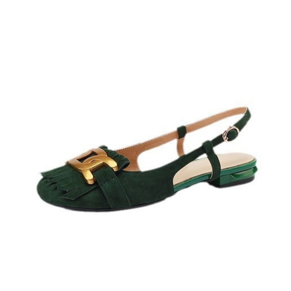 Mocassins à frange style rétro pour femmes