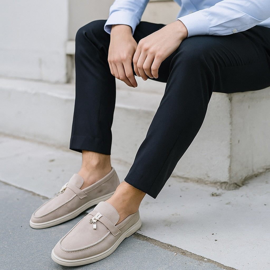 Mocassins à gland ornés de détails élégants pour hommes