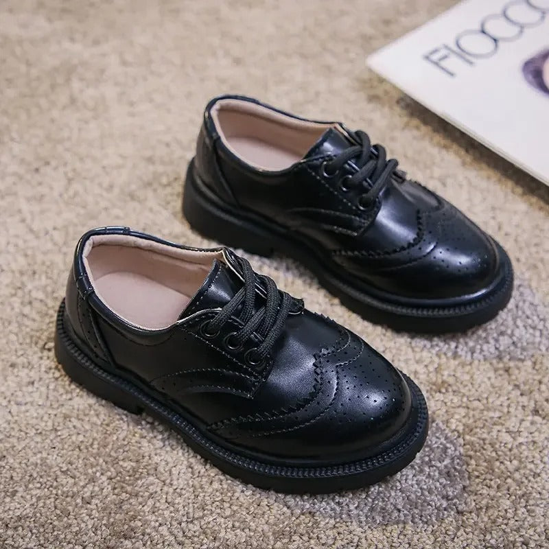 Mocassins habillés à lacets pour garçon