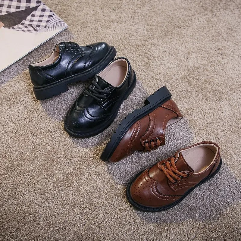 Mocassins habillés à lacets pour garçon