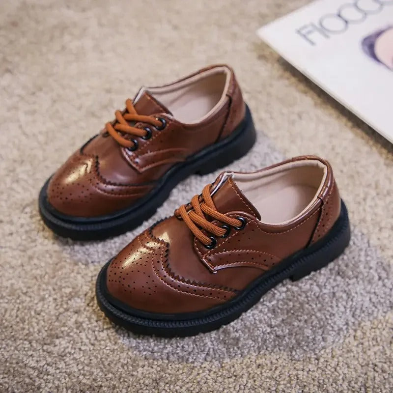 Mocassins habillés à lacets pour garçon