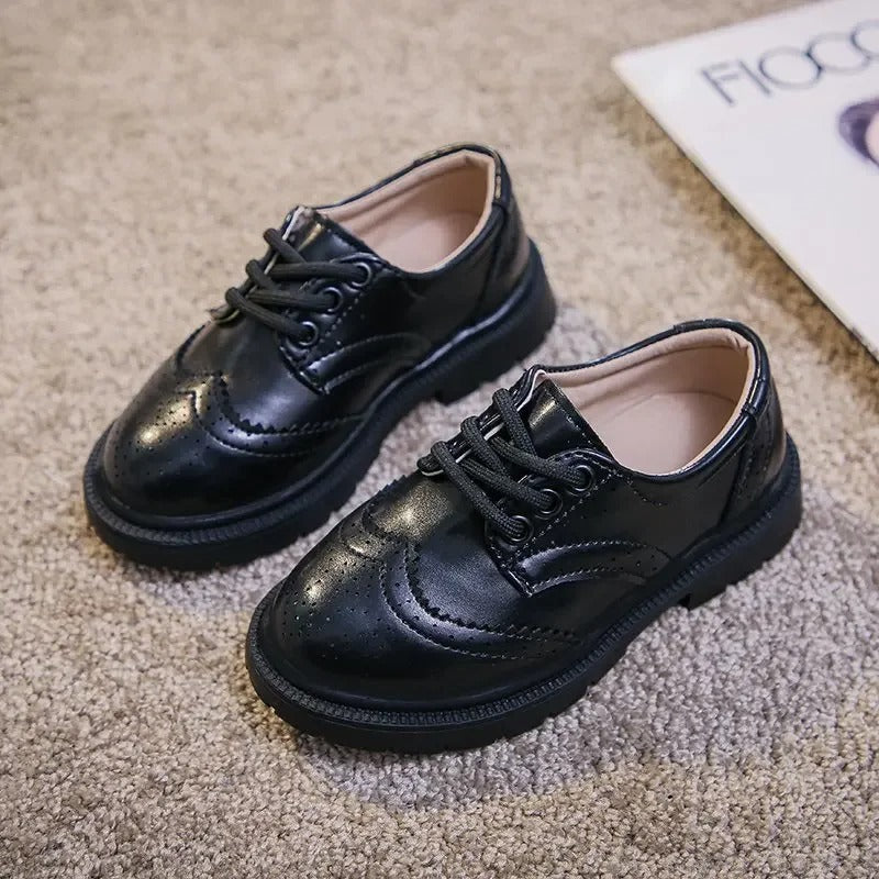 Mocassins habillés à lacets pour garçon