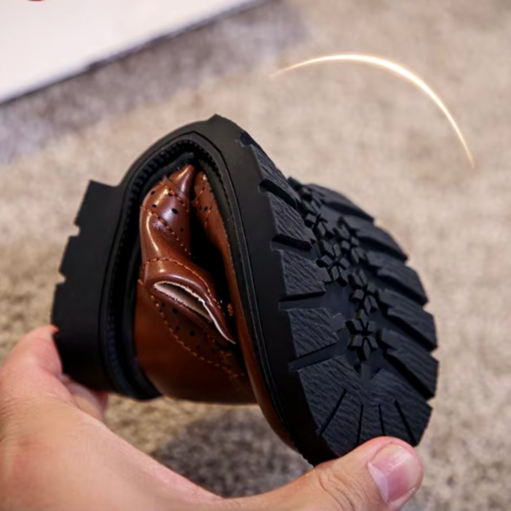 Mocassins habillés à lacets pour garçon