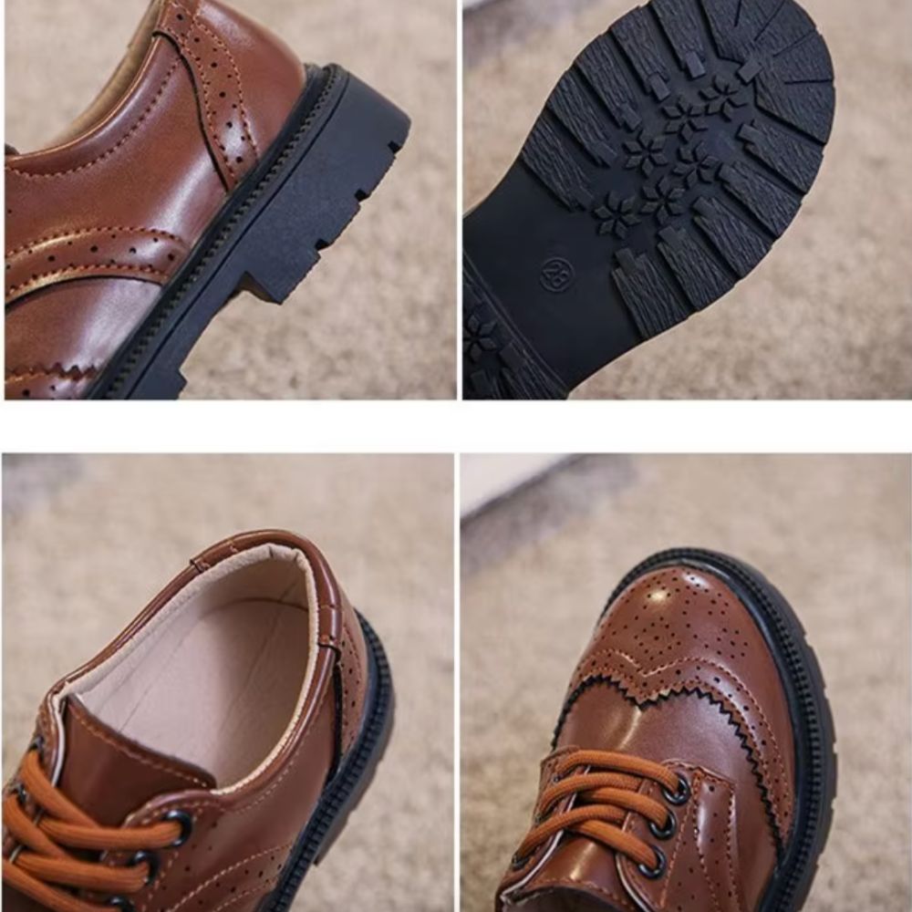 Mocassins habillés à lacets pour garçon