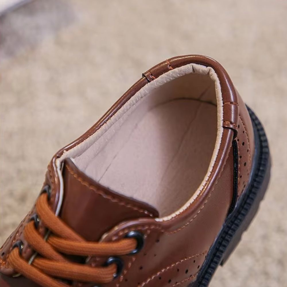 Mocassins habillés à lacets pour garçon