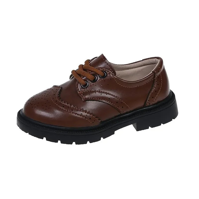 Mocassins habillés à lacets pour garçon
