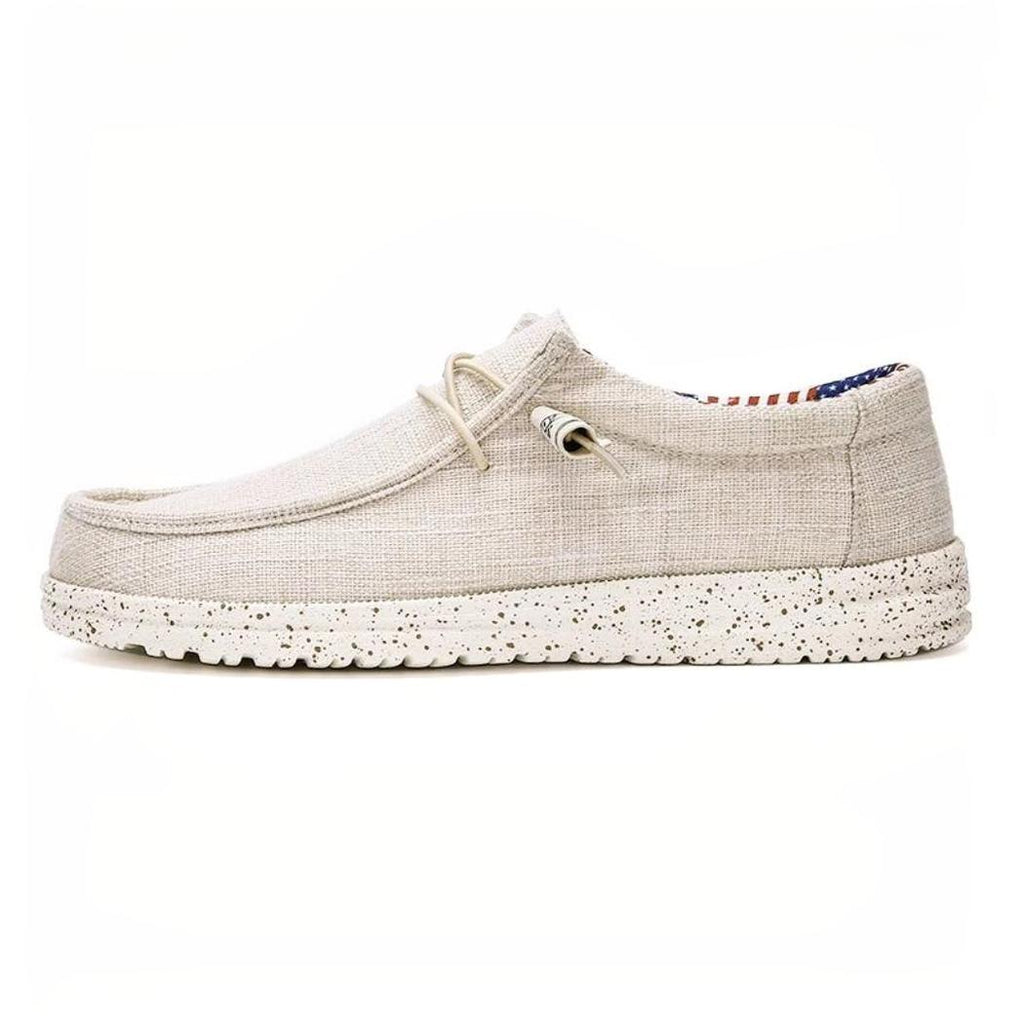 Mocassins légers et décontractés pour homme en tissu