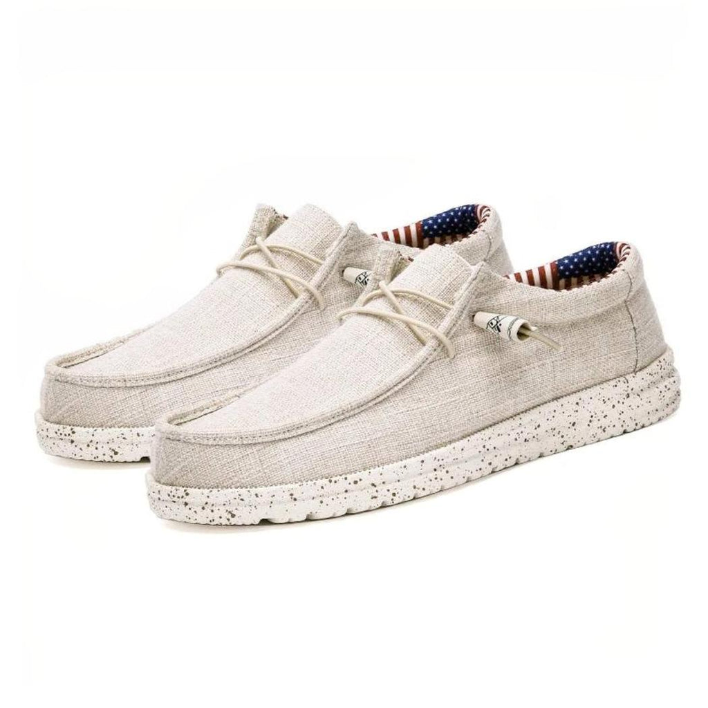 Mocassins légers et décontractés pour homme en tissu