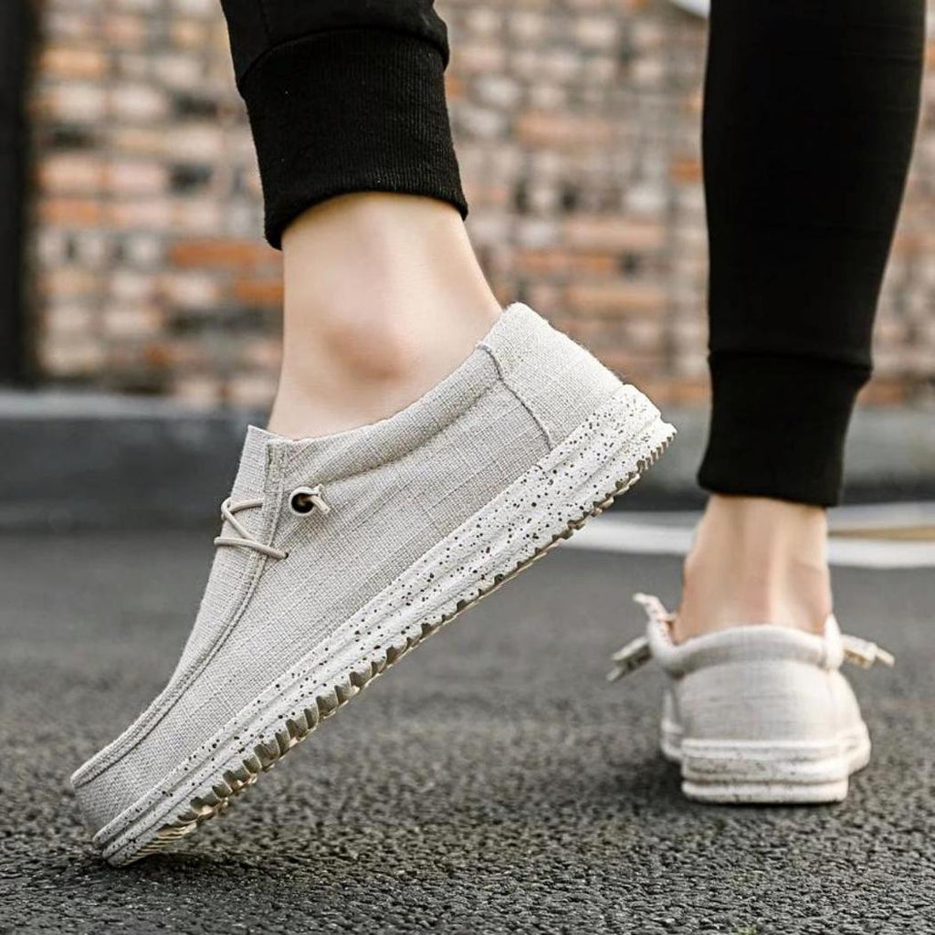 Mocassins légers et décontractés pour homme en tissu