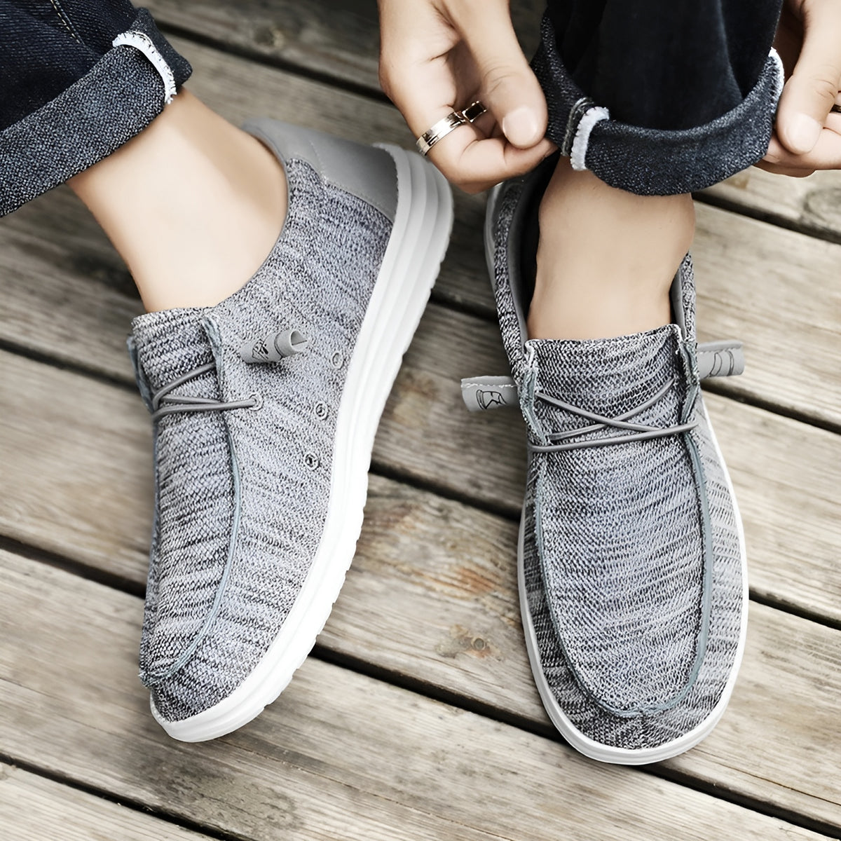 Mocassins de marche pour homme