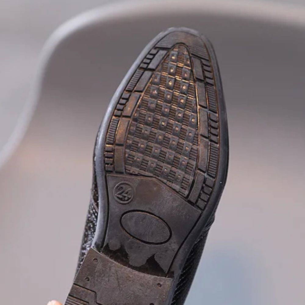 Mocassins de mariage pour garçons