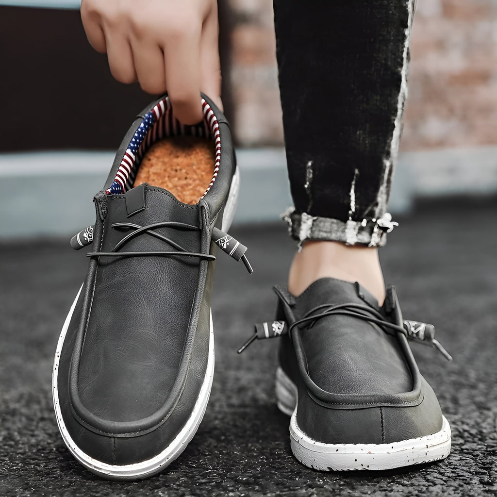 Mocassins américains en similicuir pour homme