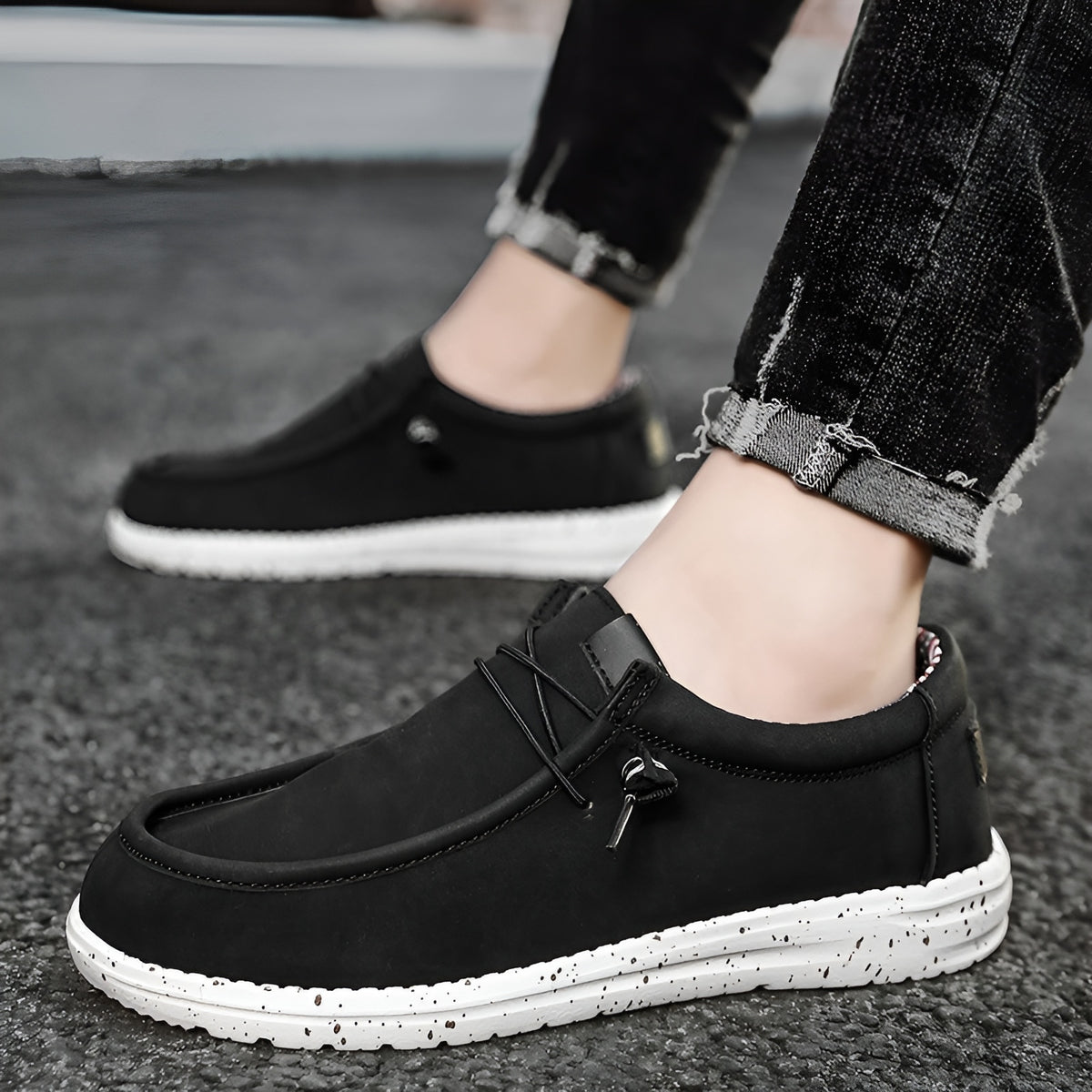 Mocassins américains en similicuir pour homme