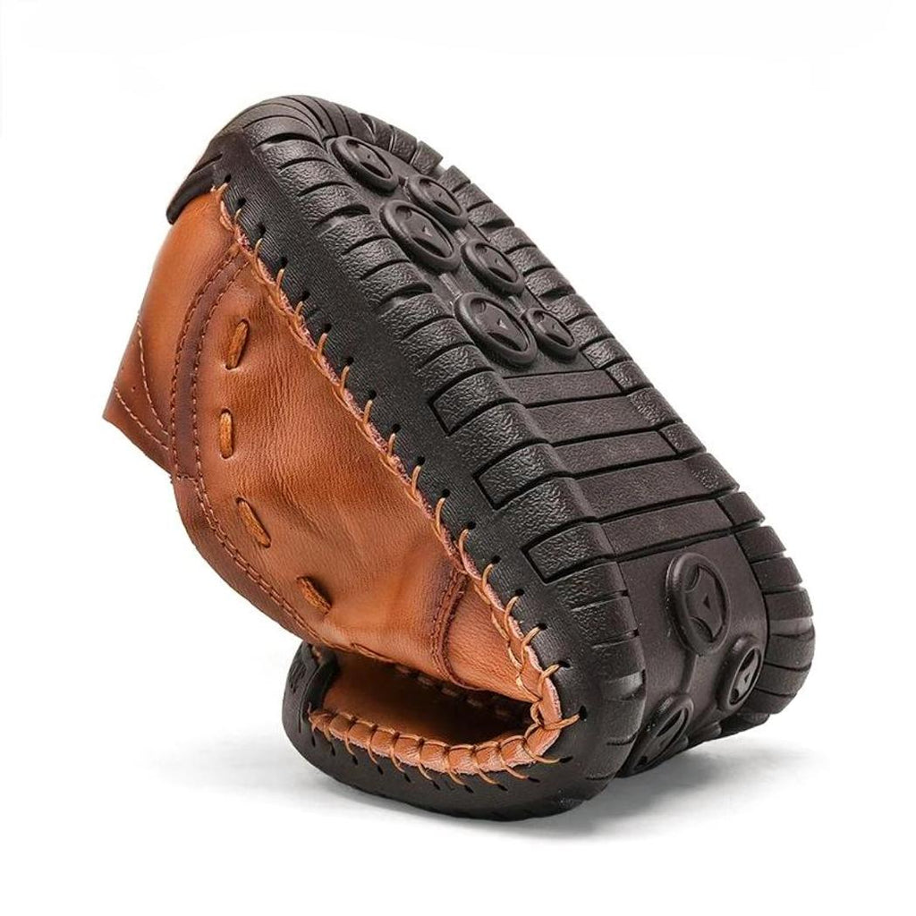 Mocassins souples en cuir synthétique pour homme