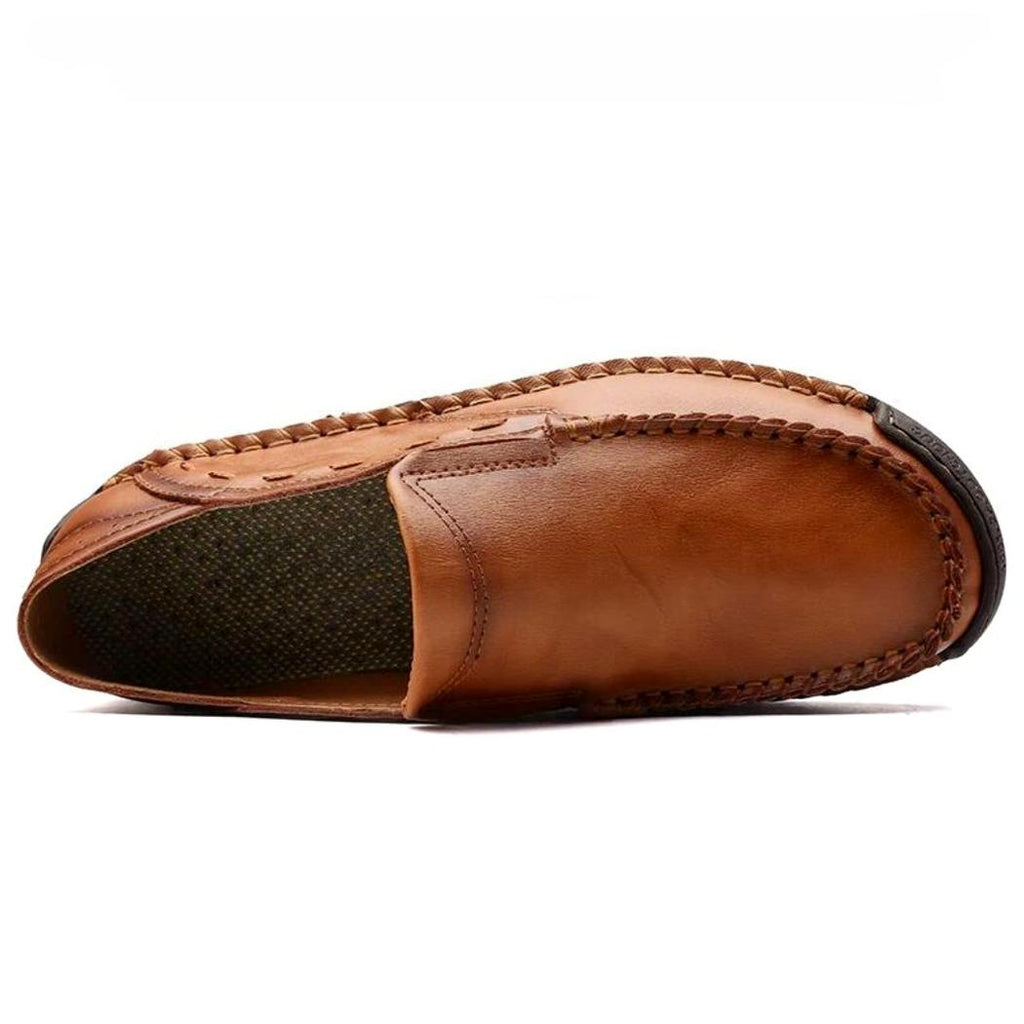 Mocassins souples en cuir synthétique pour homme