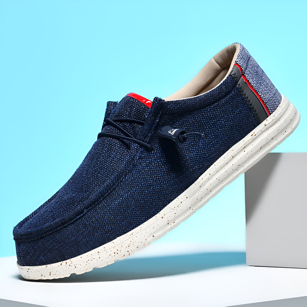 Mocassins en toile pour homme