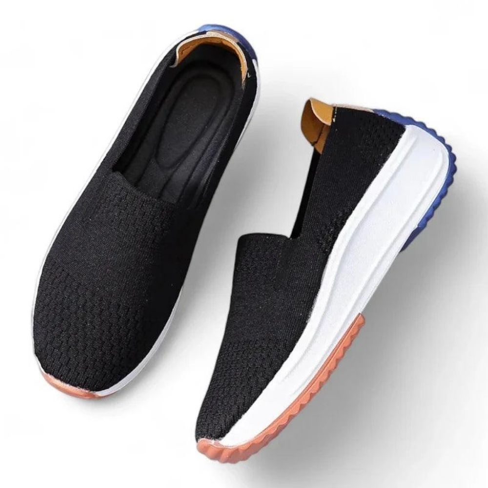 Mocassins orthopédiques femme en maille respirante