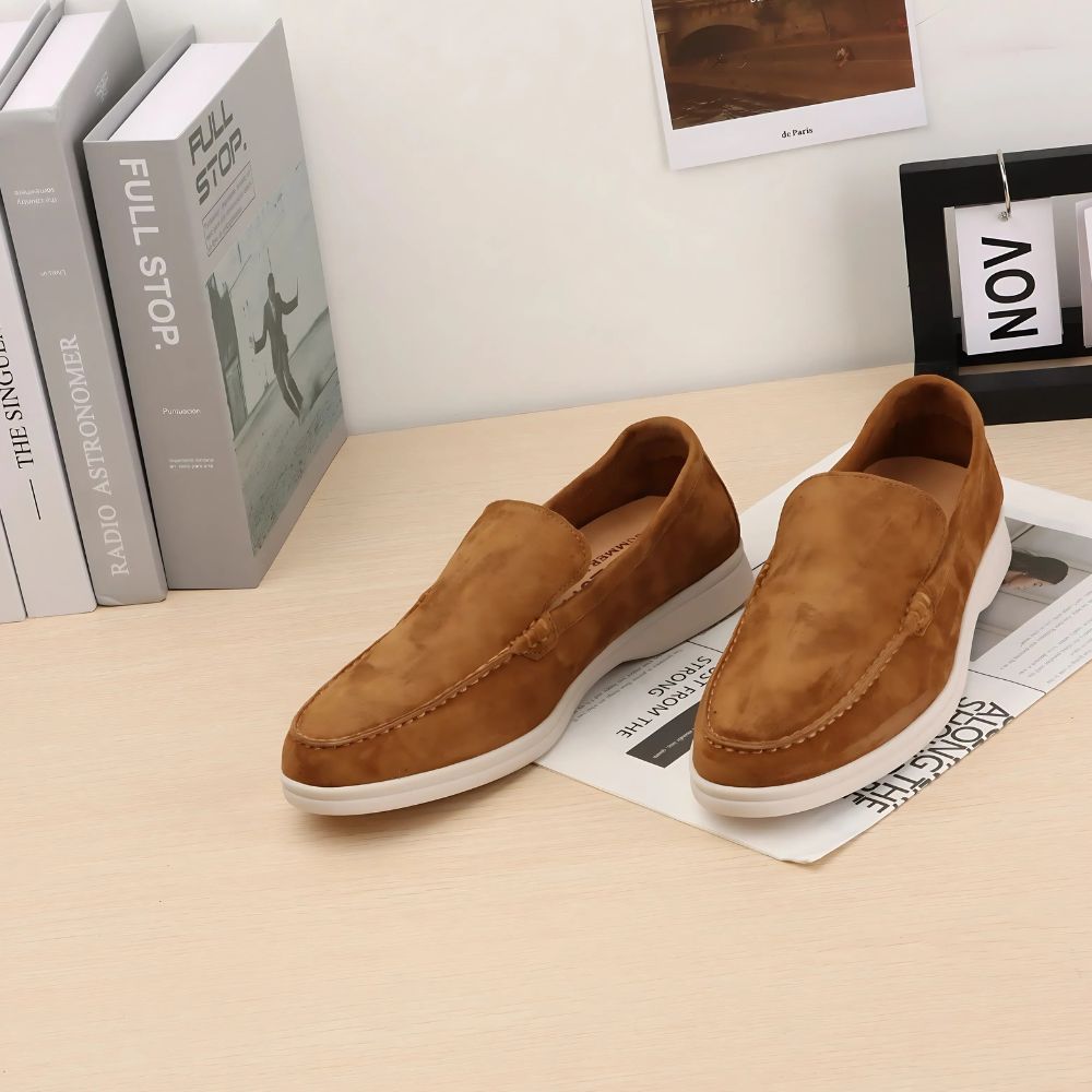 Mocassins Stefano en cuir véritable