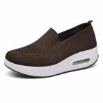Mocassins souples respirants en tissu pour femme