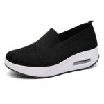Mocassins souples respirants en tissu pour femme