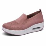 Mocassins souples respirants en tissu pour femme