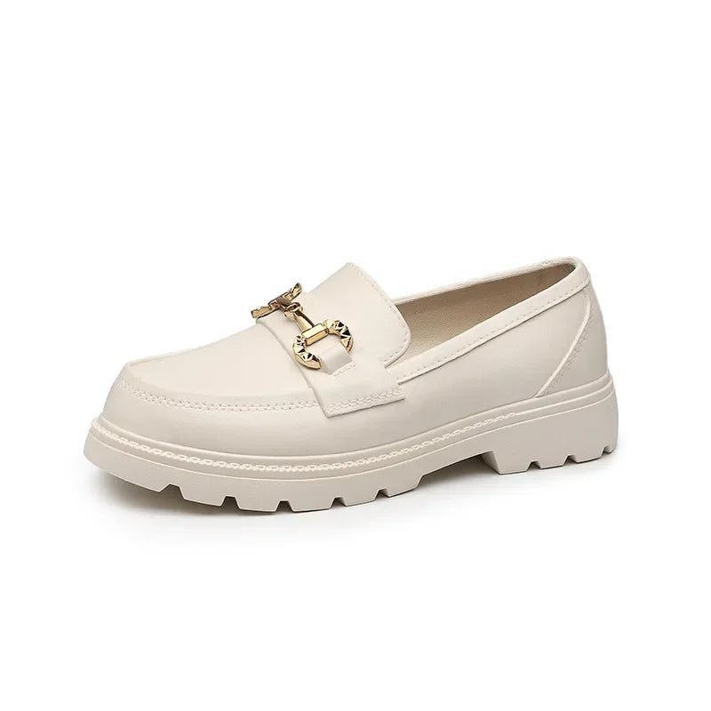 Mocassins à mors doré pour femme