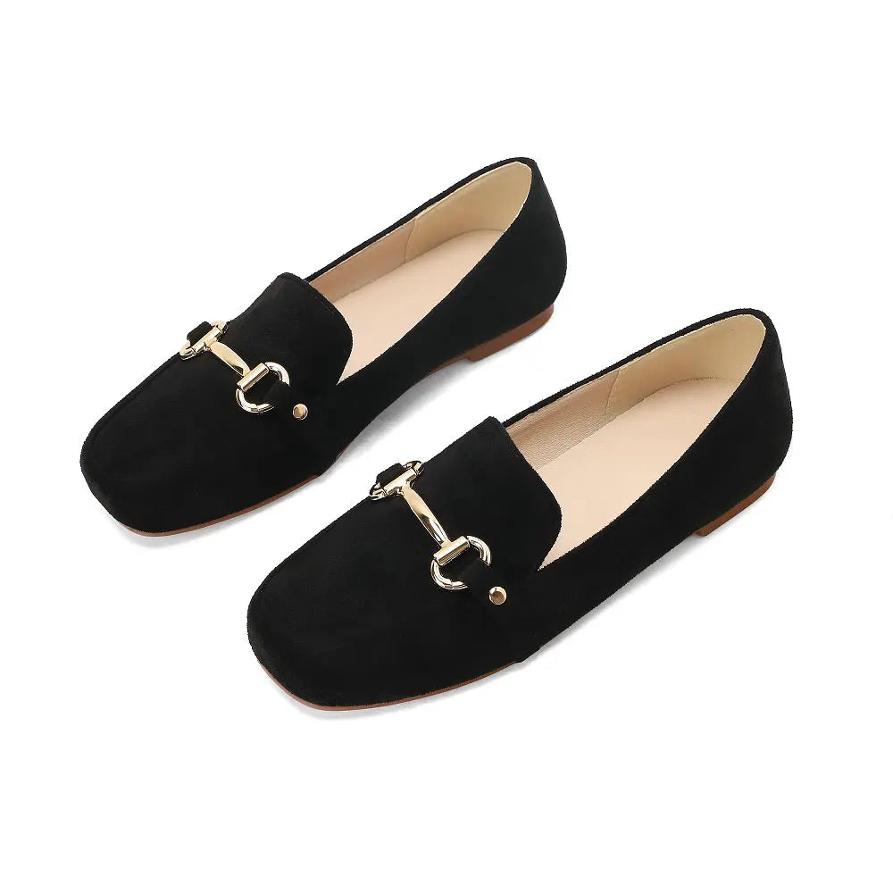 Mocassins à mors métallique pour femme, coloris Noir