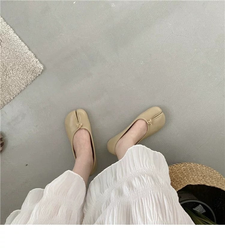 Ballerines plates mocassins tabi