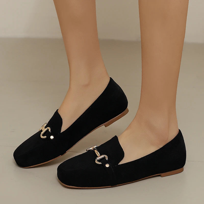 Mocassins à mors métallique pour femme